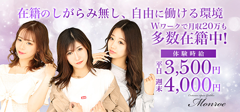 太田市-Centurion Space Girlsbar Monroeのバナー画像【ジーチャンネル】